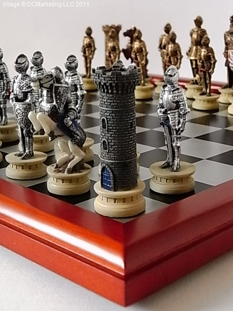 Medieval Warrior Themed Chess Set